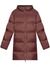 Dsquared2 Logo-print Padded Coat In Rot
