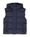 Dsquared2 Logo-print Padded Hooded Gilet In Black