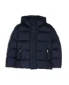 Dsquared2 Logo-print Padded Hooded Jacket In Black