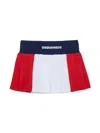 Dsquared2 Gonna Stile Tennis In Cotone Tecnico In Red