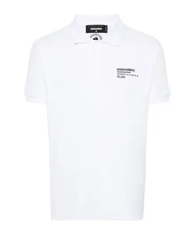 DSQUARED2 DSQUARED2 LOGO DETAILED SHORT-SLEEVED POLO SHIRT