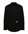Dsquared2 D2 Headquarter Dropped Shoulder Shirt In Black