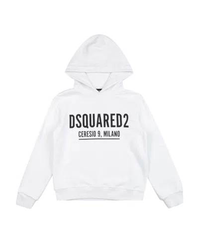 Dsquared2 Logo-print Pullover Hoodie In White