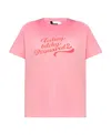 Dsquared2 Slim Fit Gradient Effect Crew-neck T-shirt In Pink