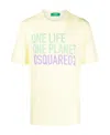 Dsquared2 Logo-print Round-neck T-shirt In White