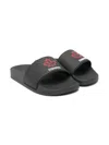 Dsquared2 Logo-print Sandals In Black
