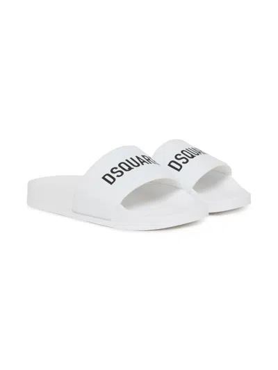 DSQUARED2 LOGO-PRINT SANDALS