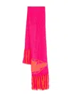 Dsquared2 Logo-print Scarf In Pink