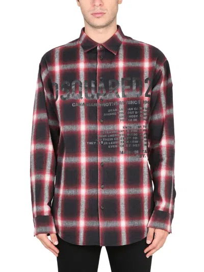 DSQUARED2 DSQUARED2 LOGO PRINT SHIRT