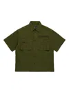 Dsquared2 Logo-print Shirt In Green