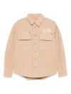 Dsquared2 Logo-print Shirt In Neutrals