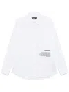 Dsquared2 Hemd Mit Logo-print In Weiss