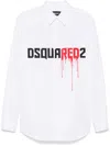 Dsquared2 Logo-print Shirt In White