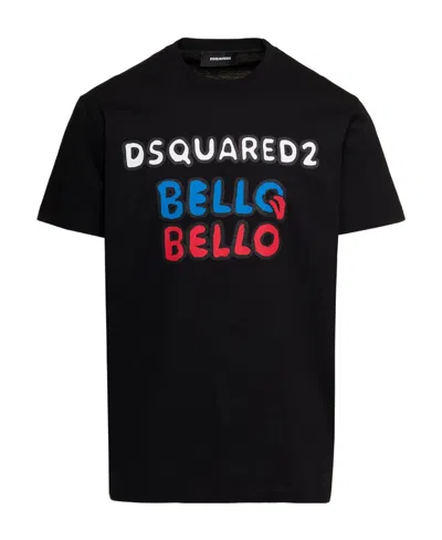 Dsquared2 Logo-print Short-sleeve T-shirt In Black