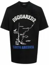 Dsquared2 Logo-print Short-sleeve T-shirt In Black