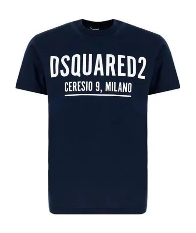 Dsquared2 Logo-print Short-sleeve T-shirt In Black