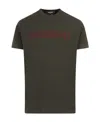 Dsquared2 Logoed Cool-fitting T-shirt With Distressed Detailing In Black
