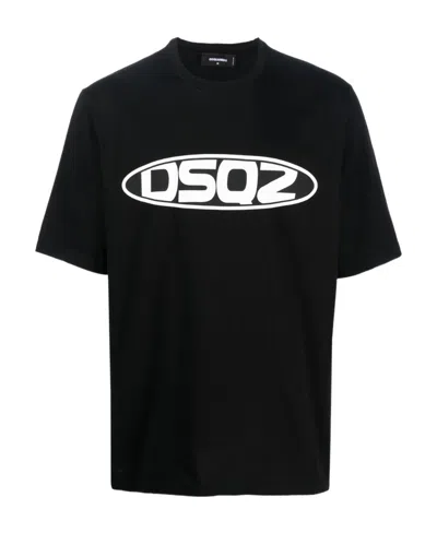 Dsquared2 Logo-print Short-sleeve T-shirt In Black
