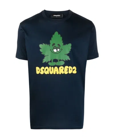 Dsquared2 Logo-print Short-sleeve T-shirt In Black