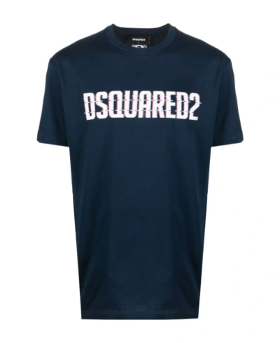 DSQUARED2 LOGO-PRINT SHORT-SLEEVE T-SHIRT