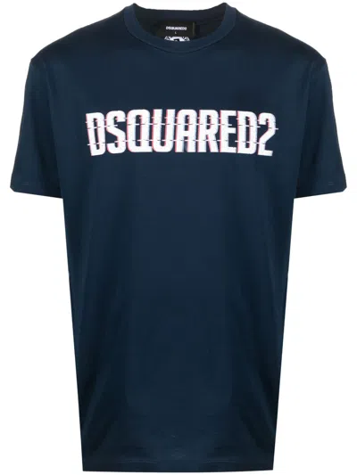 DSQUARED2 LOGO-PRINT SHORT-SLEEVE T-SHIRT