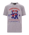 Dsquared2 Graphic Print Cool Fit T-shirt In Gray
