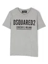 Dsquared2 Logo-print Short-sleeve T-shirt In Grey