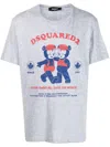 Dsquared2 Graphic Print Cool Fit T-shirt In Grey