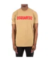 Dsquared2 Logo-print Short-sleeve T-shirt In Nude
