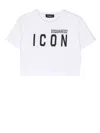 Dsquared2 Logo-print Short-sleeve T-shirt In Weiss