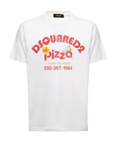 Dsquared2 Logo-print Short-sleeve T-shirt In White