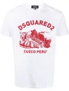 Dsquared2 Logo-print Short-sleeve T-shirt In White