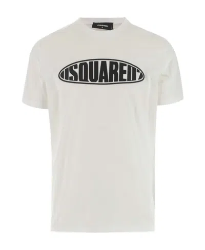 Dsquared2 Logo-print Short-sleeve T-shirt In White