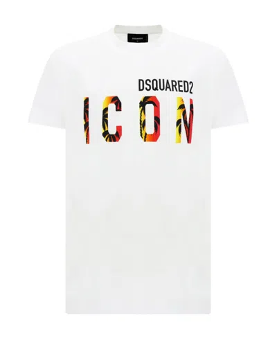 Dsquared2 Logo-print Short-sleeved T-shirt In Black