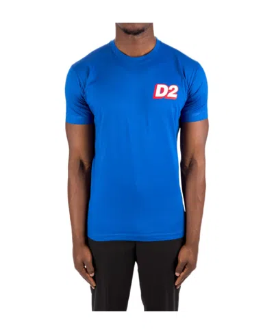 Dsquared2 Logo-print Short-sleeved T-shirt In Blue