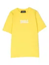 Dsquared2 Logo-print Short-sleeved T-shirt In Gelb