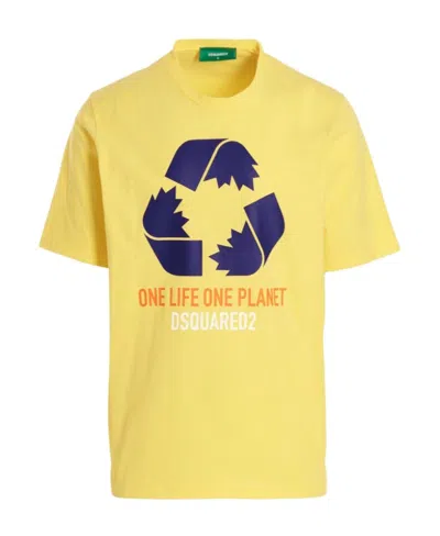 DSQUARED2 LOGO-PRINT SHORT-SLEEVED T-SHIRT