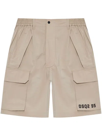 DSQUARED2 LOGO-PRINT SHORTS