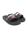 Dsquared2 Logo-print Slides In Black