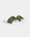 Dsquared2 Logo-print Slides In Green