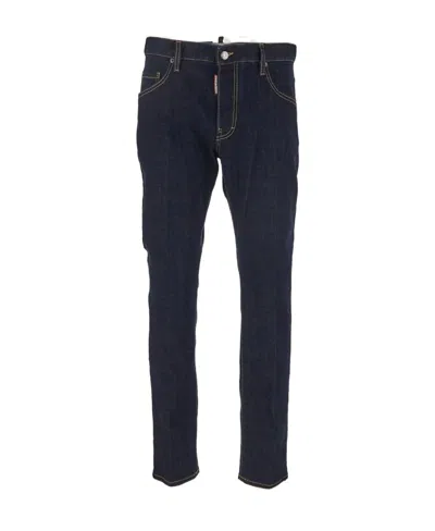 DSQUARED2 DSQUARED2 LOGO PRINTED SLIM CUT JEANS