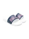 Dsquared2 Logo-print Slippers In Blue