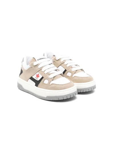 DSQUARED2 LOGO-PRINT SNEAKERS