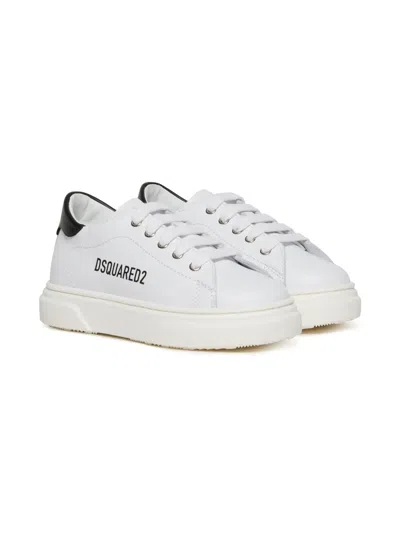 DSQUARED2 LOGO-PRINT SNEAKERS