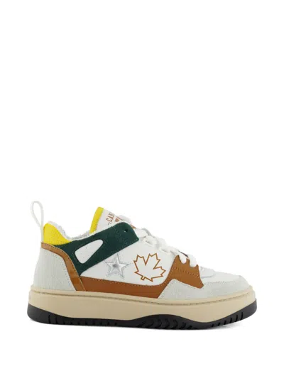 Dsquared2 Kids' Logo-print Sneakers In Multi