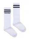 Dsquared2 Logo-print Socks In White