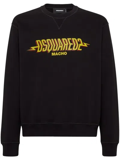 DSQUARED2 LOGO-PRINT SWEATSHIRT