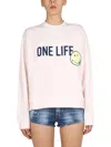 Dsquared2 Dsquared Logo Print Sweatshirt In Pink
