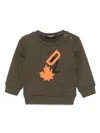 Dsquared2 Logo-print Sweatshirt In 绿色