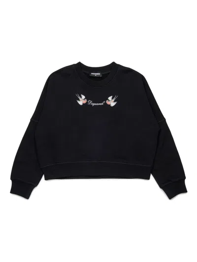 DSQUARED2 LOGO-PRINT SWEATSHIRT